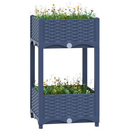 vidaXL højbed 40x40x71 cm polypropylen