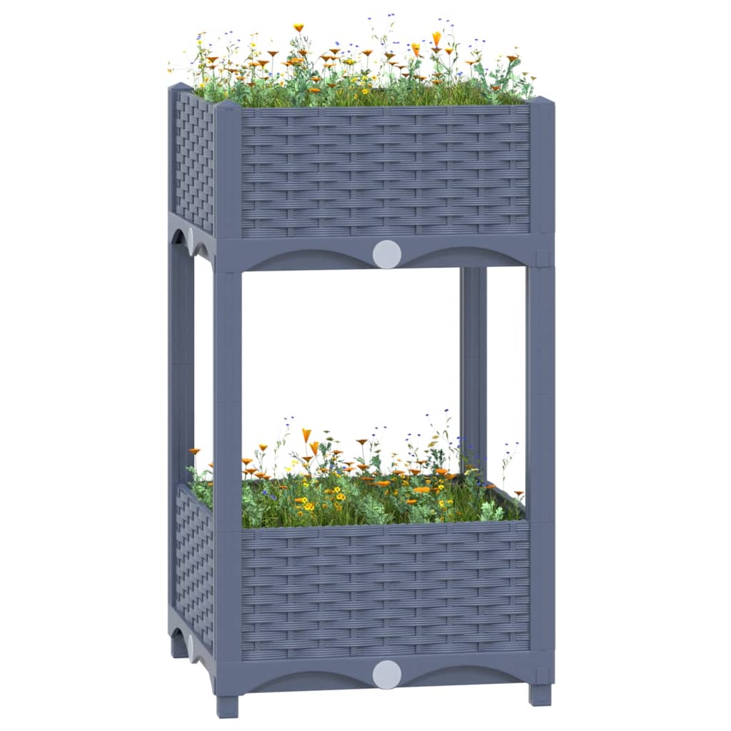 vidaXL højbed 40x40x71 cm polypropylen vidaXL højbed 40x40x71 cm polypropylen