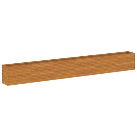 vidaXL højbed 578x50x69 cm cortenstål