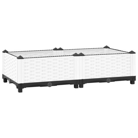 vidaXL højbed 80x40x23 cm polypropylen