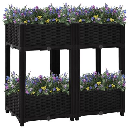 vidaXL højbed 80x40x71 cm polypropylen
