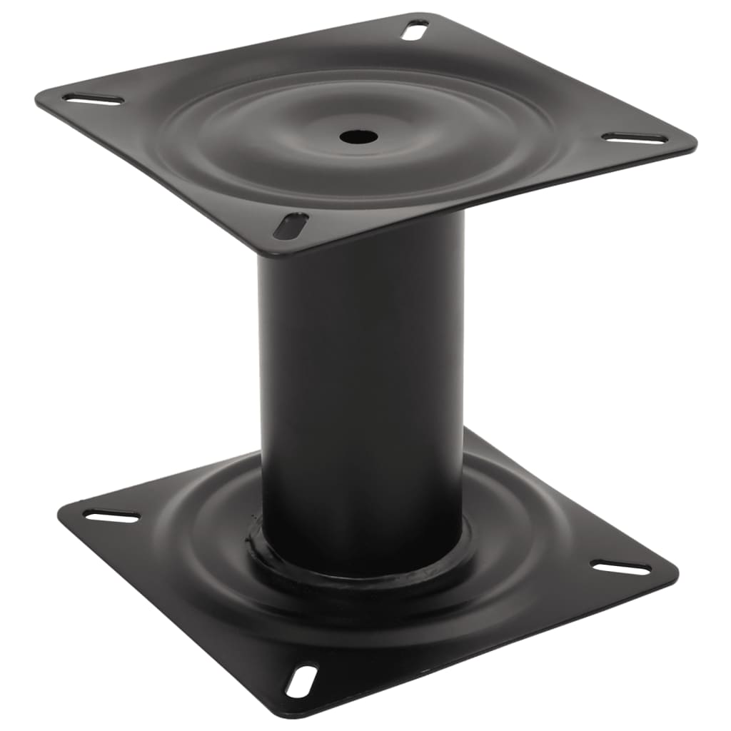 vidaXL piedestal til bådsæde 18 cm stål sort vidaXL piedestal til bådsæde 18 cm stål sort
