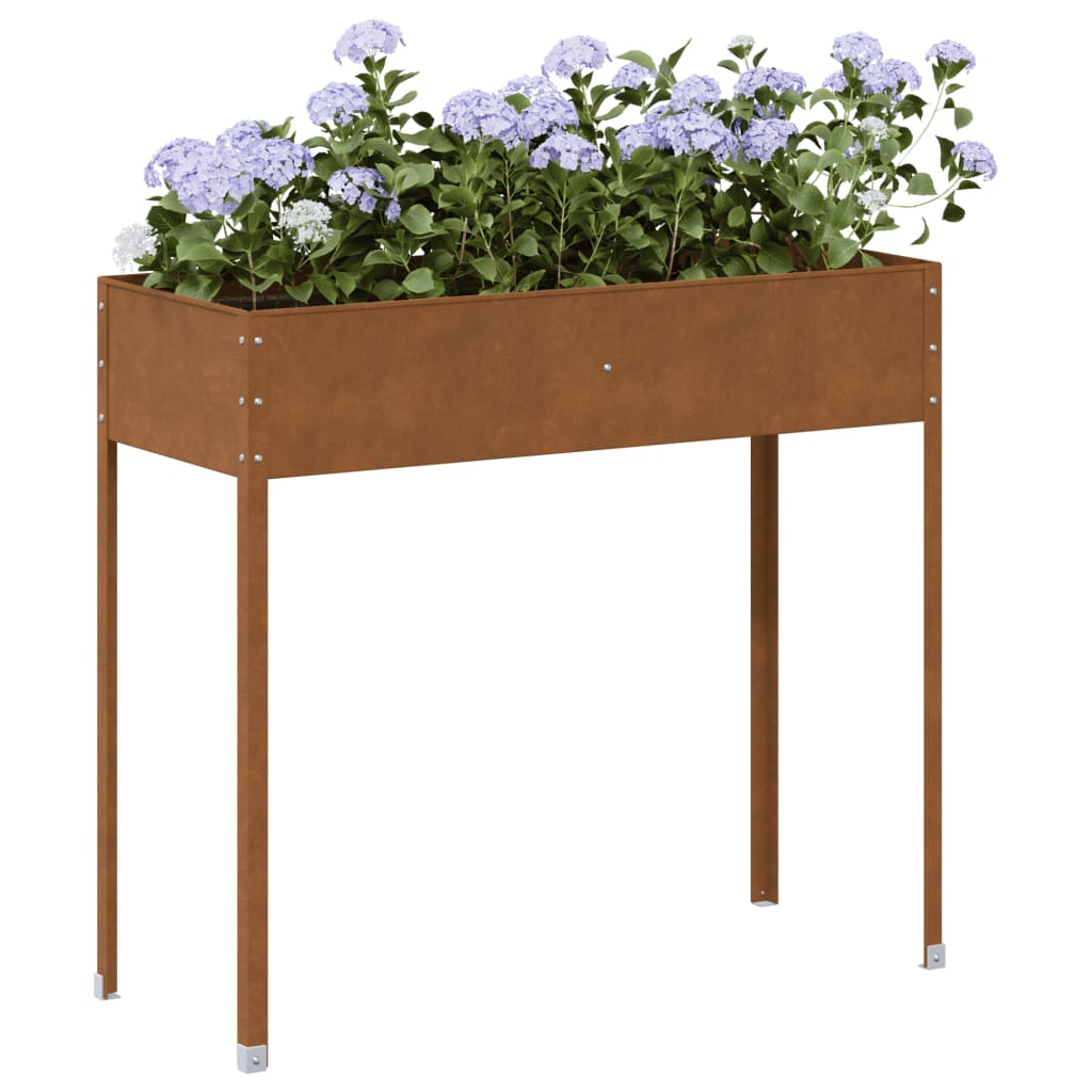 vidaXL plantekasse 100,5x40,5x90 cm cortenstål vidaXL plantekasse 100,5x40,5x90 cm cortenstål