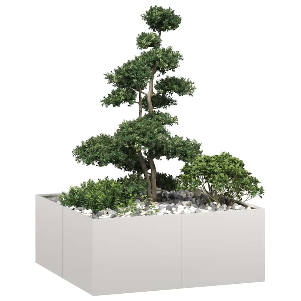 vidaXL plantekasse 100x100x40 cm rustfrit stål vidaXL plantekasse 100x100x40 cm rustfrit stål