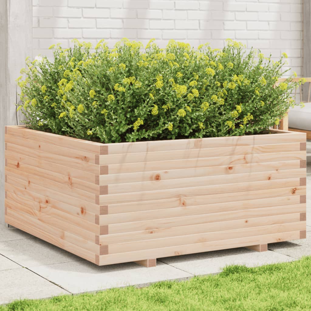vidaXL plantekasse 100x100x49,5 cm massivt fyrretræ vidaXL plantekasse 100x100x49,5 cm massivt fyrretræ