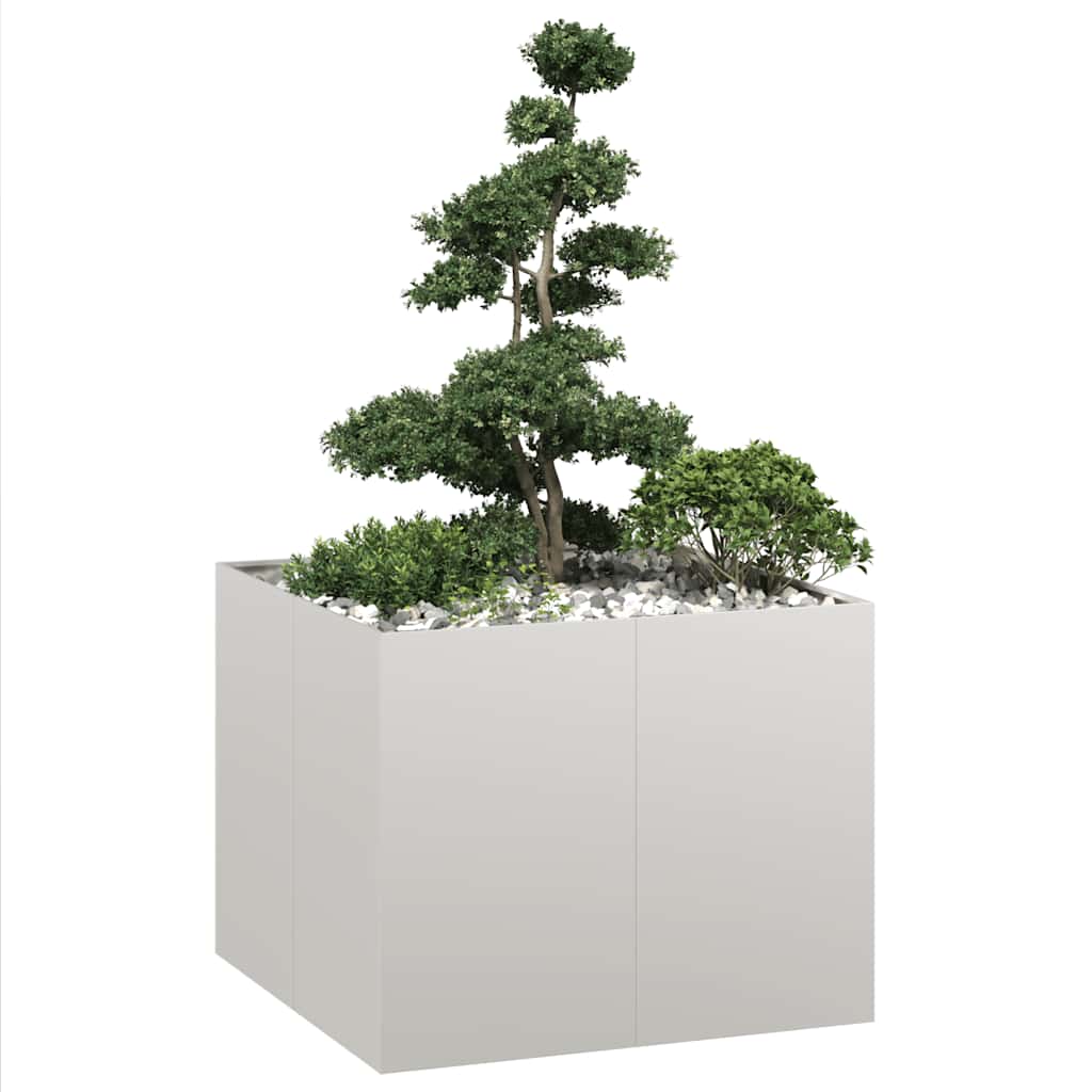 vidaXL plantekasse 100x100x80 cm rustfrit stål vidaXL plantekasse 100x100x80 cm rustfrit stål