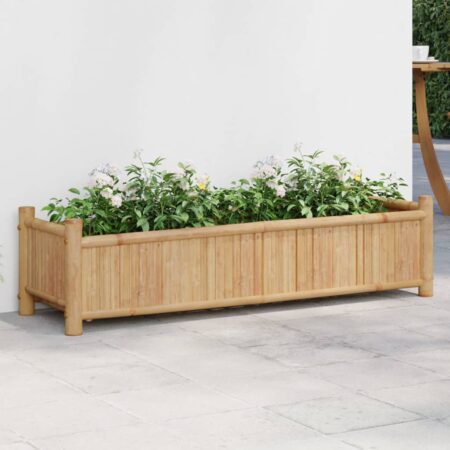 vidaXL plantekasse 100x30x25 cm bambus