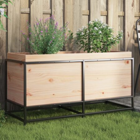 vidaXL plantekasse 100x40x50 cm massivt fyrretræ