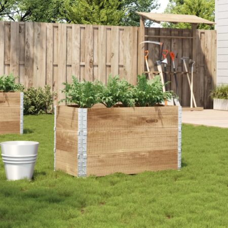 vidaXL plantekasse 100x50 cm massivt fyrretræ