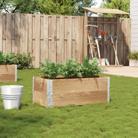 vidaXL plantekasse 100x50 cm massivt fyrretræ