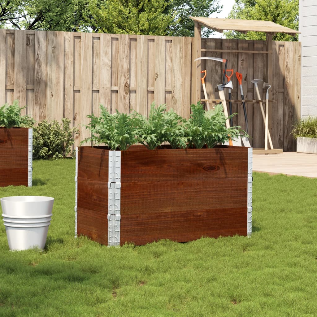 vidaXL plantekasse 100x50 cm massivt fyrretræ brun vidaXL plantekasse 100x50 cm massivt fyrretræ brun