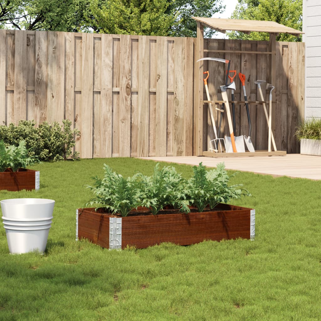 vidaXL plantekasse 100x50 cm massivt fyrretræ brun vidaXL plantekasse 100x50 cm massivt fyrretræ brun