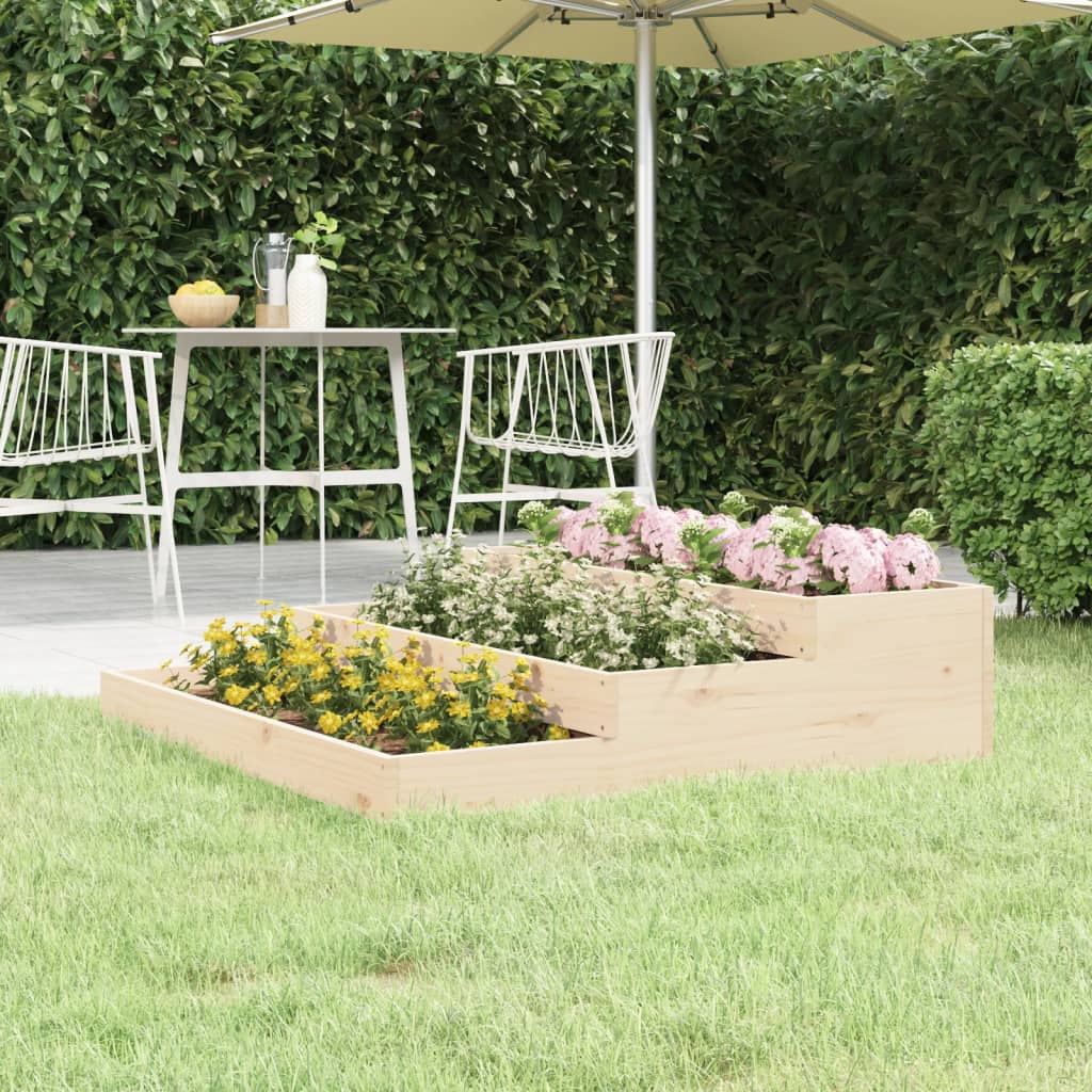 vidaXL plantekasse 107x107x27 cm massivt fyrretræ vidaXL plantekasse 107x107x27 cm massivt fyrretræ