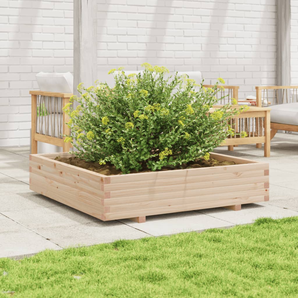 vidaXL plantekasse 110x110x26,5 cm massivt fyrretræ vidaXL plantekasse 110x110x26,5 cm massivt fyrretræ