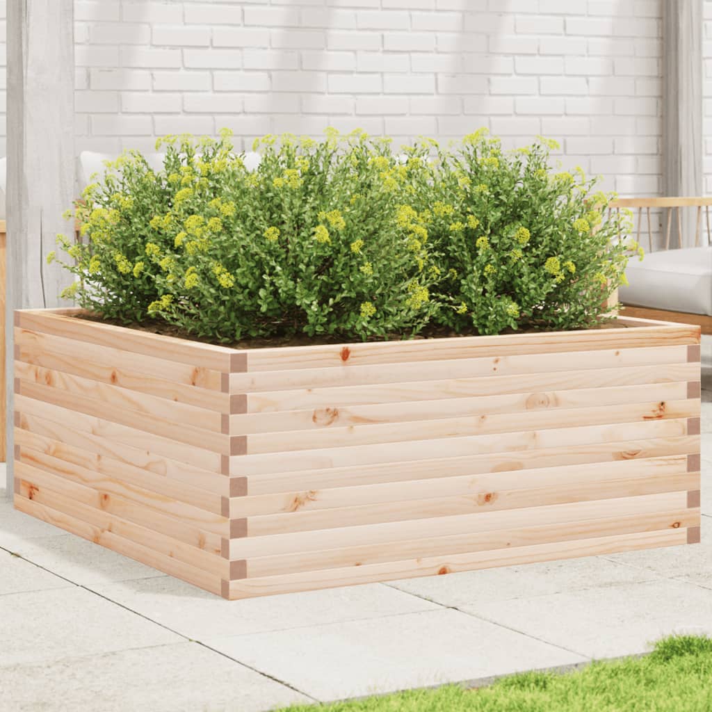 vidaXL plantekasse 110x110x46 cm massivt fyrretræ vidaXL plantekasse 110x110x46 cm massivt fyrretræ
