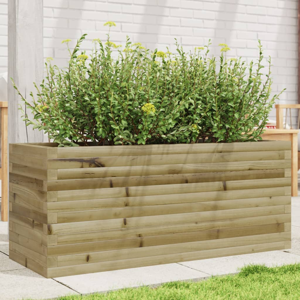 vidaXL plantekasse 110x40x45,5 cm imprægneret fyrretræ vidaXL plantekasse 110x40x45,5 cm imprægneret fyrretræ