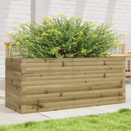 vidaXL plantekasse 110x40x46 cm imprægneret fyrretræ