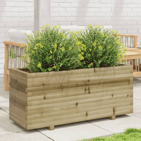 vidaXL plantekasse 110x40x49,5 cm imprægneret fyrretræ
