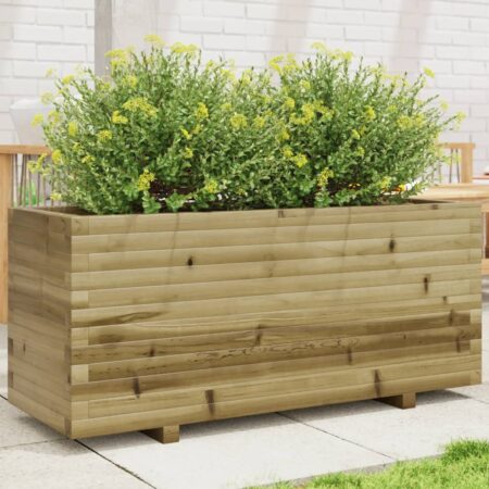 vidaXL plantekasse 110x40x49,5 cm imprægneret fyrretræ