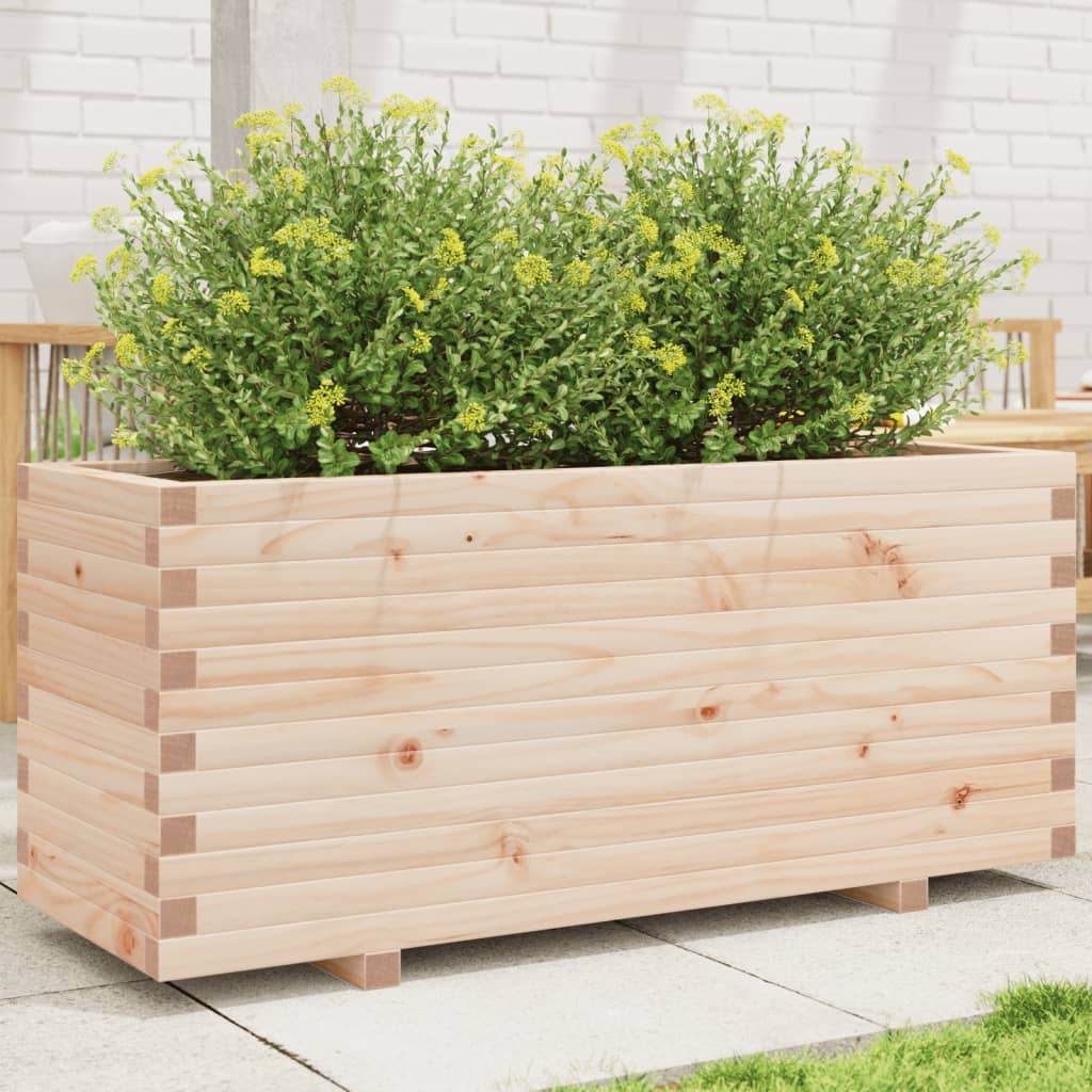 vidaXL plantekasse 110x40x49,5 cm massivt fyrretræ vidaXL plantekasse 110x40x49,5 cm massivt fyrretræ