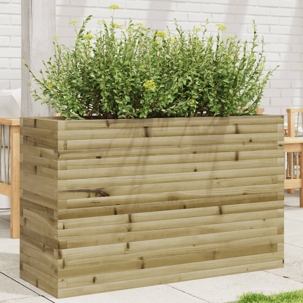 vidaXL plantekasse 110x40x68,5 cm imprægneret fyrretræ vidaXL plantekasse 110x40x68,5 cm imprægneret fyrretræ