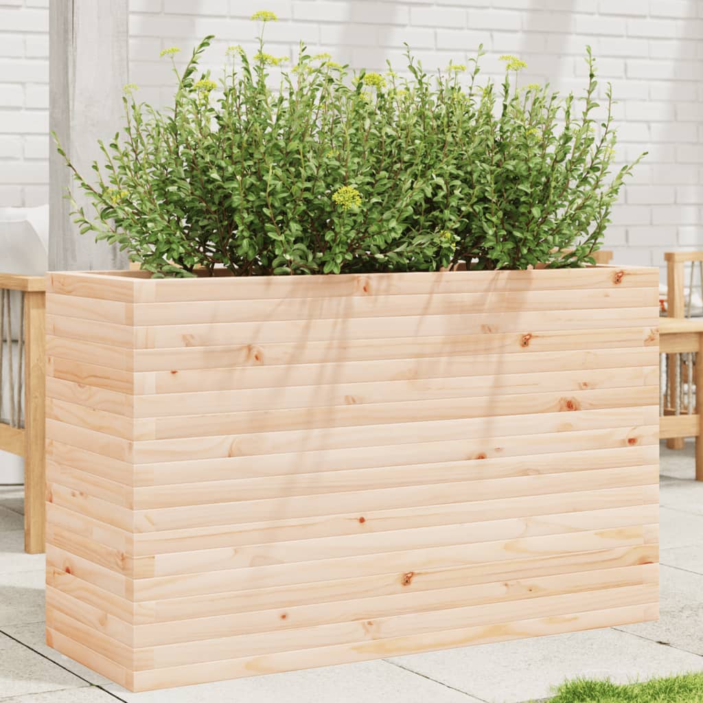 vidaXL plantekasse 110x40x68,5 cm massivt fyrretræ vidaXL plantekasse 110x40x68,5 cm massivt fyrretræ
