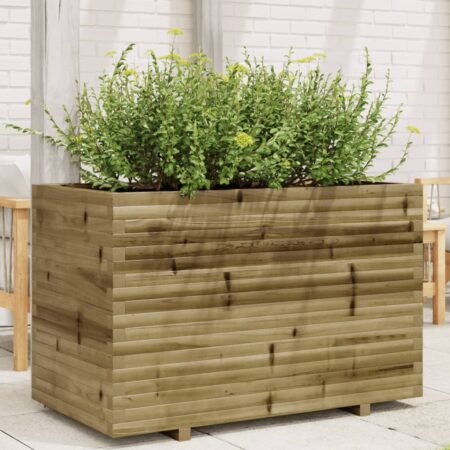 vidaXL plantekasse 110x60x72 cm imprægneret fyrretræ