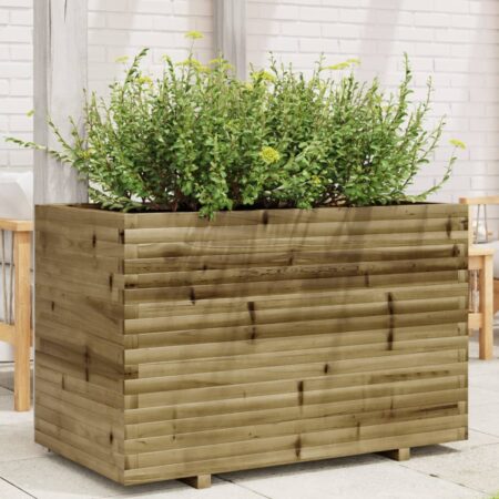 vidaXL plantekasse 110x60x72 cm imprægneret fyrretræ