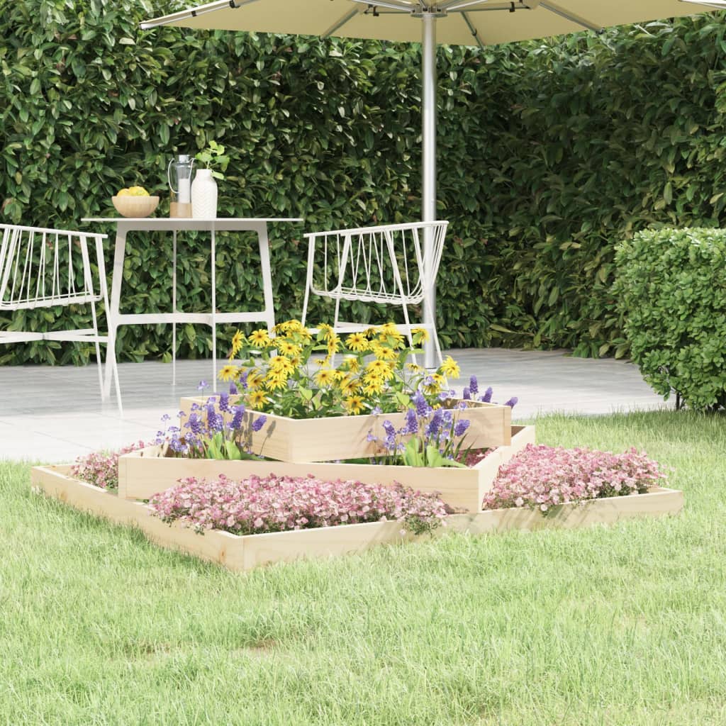 vidaXL plantekasse 112x112x27 cm massivt fyrretræ vidaXL plantekasse 112x112x27 cm massivt fyrretræ