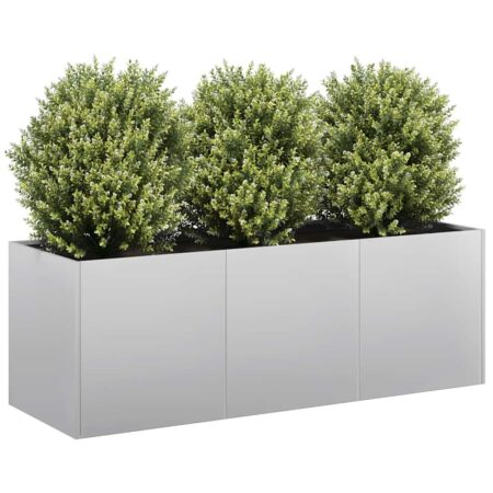 vidaXL plantekasse 120x40x40 cm galvaniseret stål