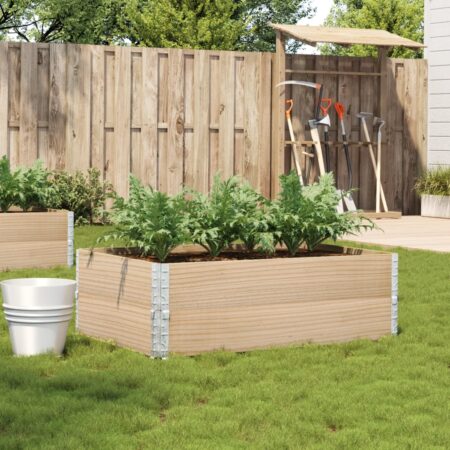 vidaXL plantekasse 120x80 cm massivt fyrretræ