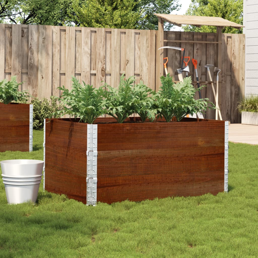 vidaXL plantekasse 120x80 cm massivt fyrretræ brun vidaXL plantekasse 120x80 cm massivt fyrretræ brun