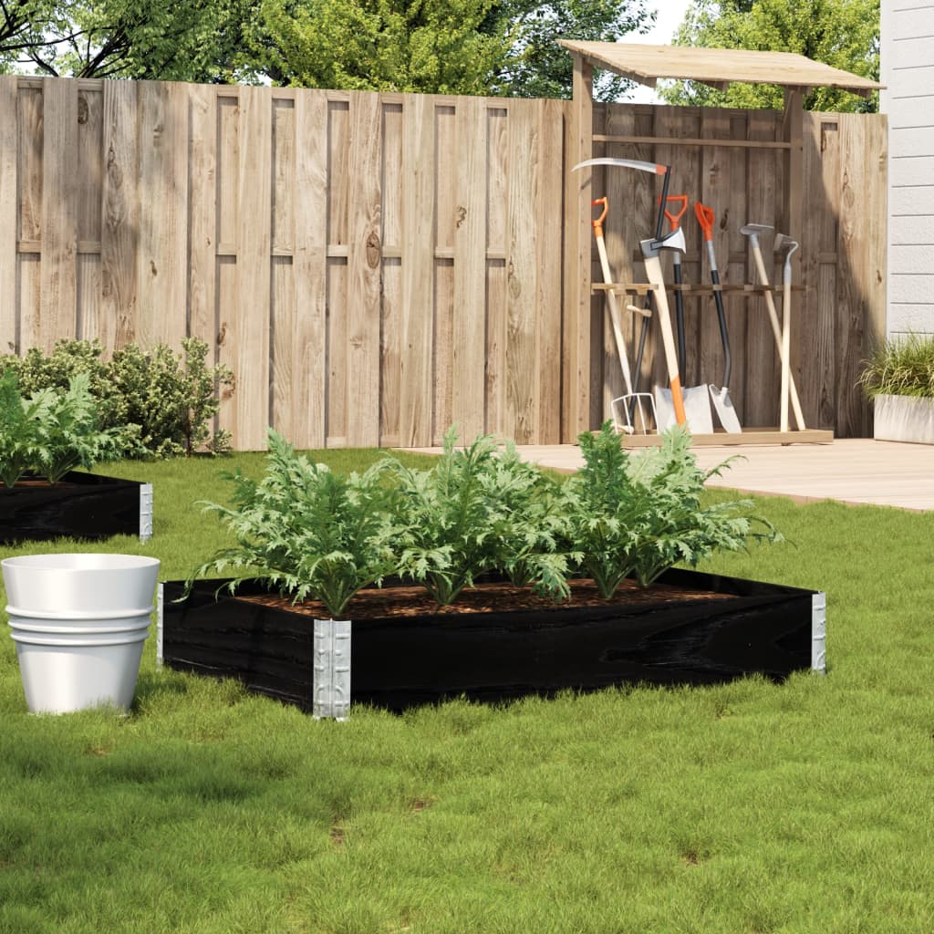 vidaXL plantekasse 120x80 cm massivt fyrretræ sort vidaXL plantekasse 120x80 cm massivt fyrretræ sort