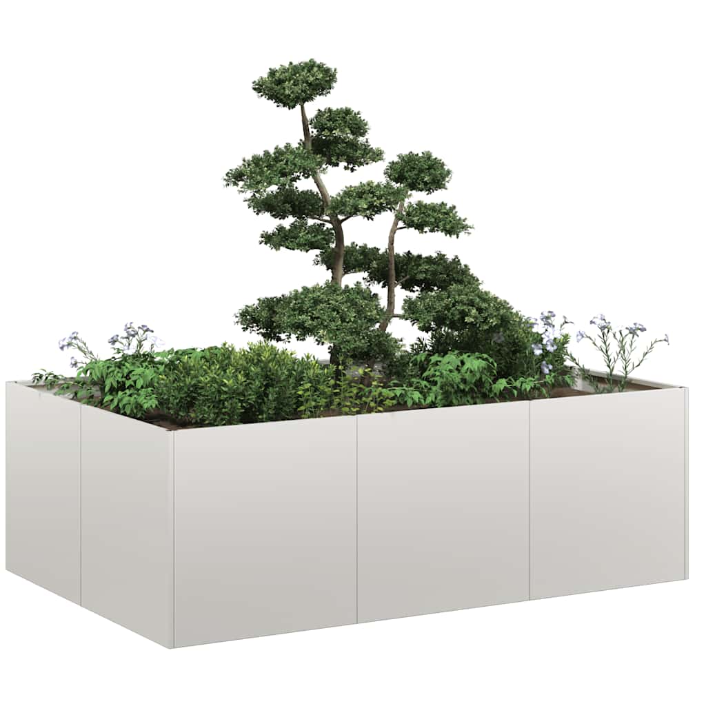 vidaXL plantekasse 120x80x40 cm rustfrit stål vidaXL plantekasse 120x80x40 cm rustfrit stål