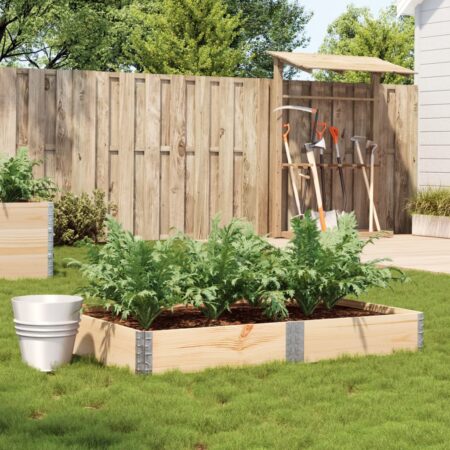 vidaXL plantekasse 150x100 cm massivt fyrretræ