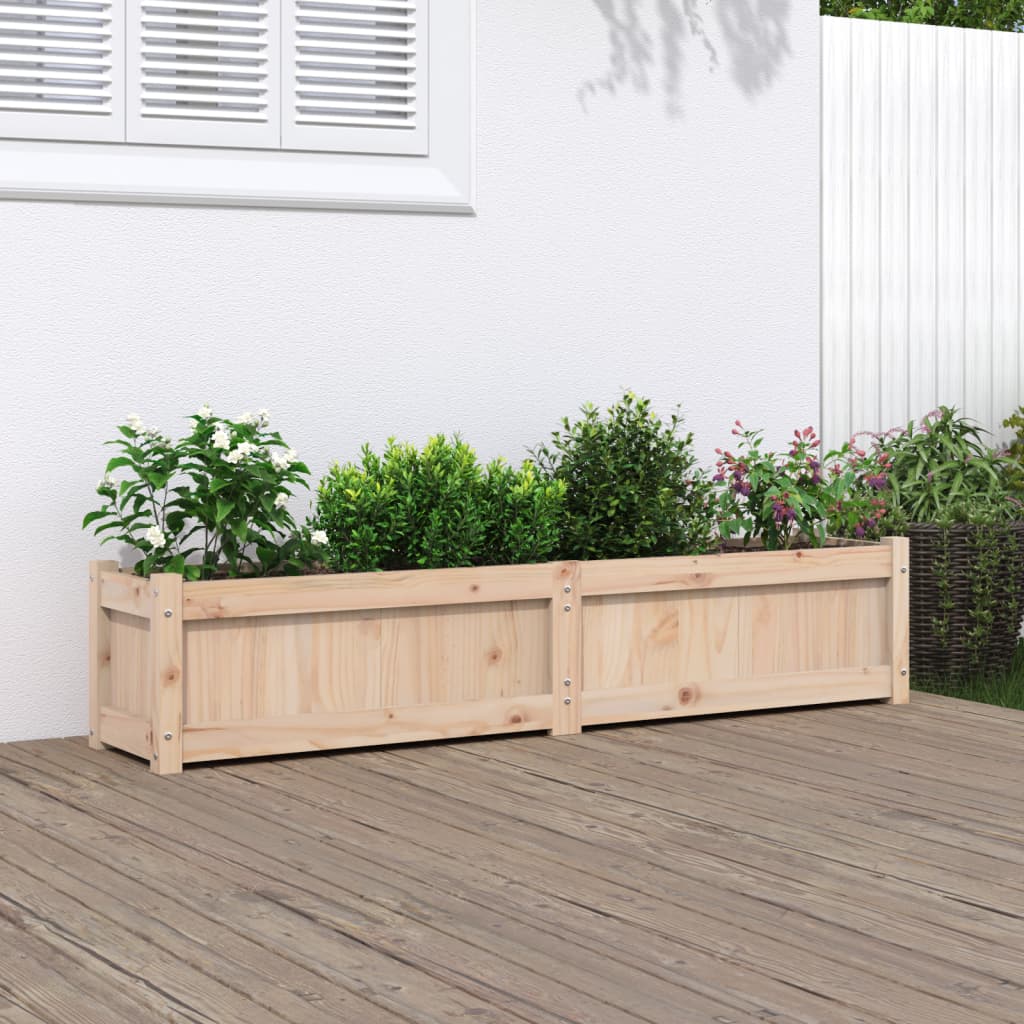 vidaXL plantekasse 150x31x31 cm massivt fyrretræ vidaXL plantekasse 150x31x31 cm massivt fyrretræ