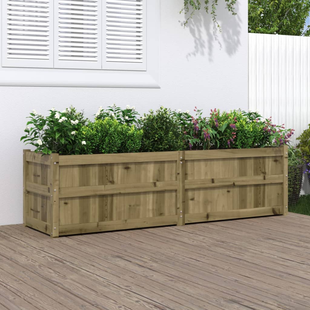 vidaXL plantekasse 180x50x50 cm imprægneret fyrretræ vidaXL plantekasse 180x50x50 cm imprægneret fyrretræ