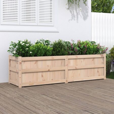 vidaXL plantekasse 180x50x50 cm massivt fyrretræ