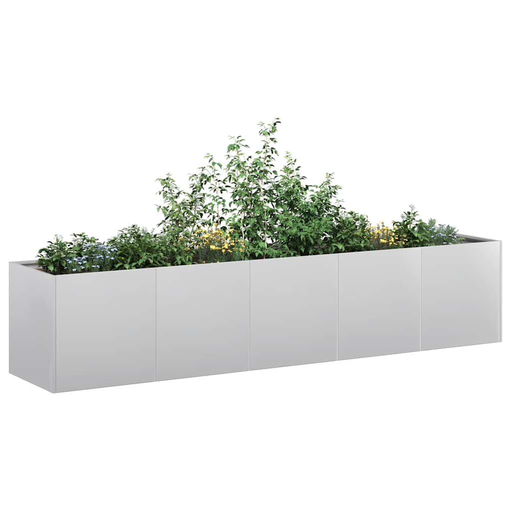 vidaXL plantekasse 200x40x40 cm galvaniseret stål vidaXL plantekasse 200x40x40 cm galvaniseret stål