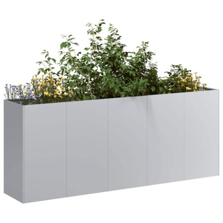 vidaXL plantekasse 200x40x80 cm galvaniseret stål