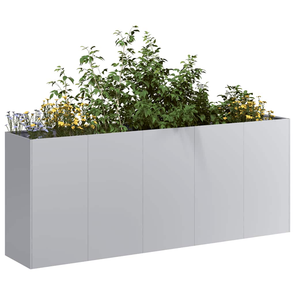 vidaXL plantekasse 200x40x80 cm galvaniseret stål vidaXL plantekasse 200x40x80 cm galvaniseret stål