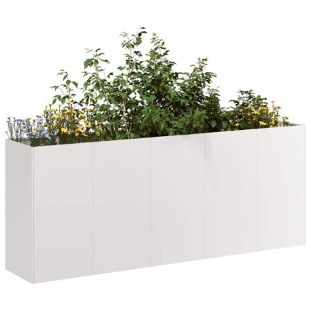 vidaXL plantekasse 200x40x80 cm rustfrit stål