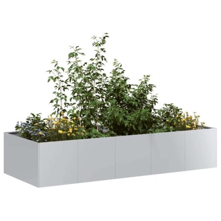 vidaXL plantekasse 200x80x40 cm galvaniseret stål