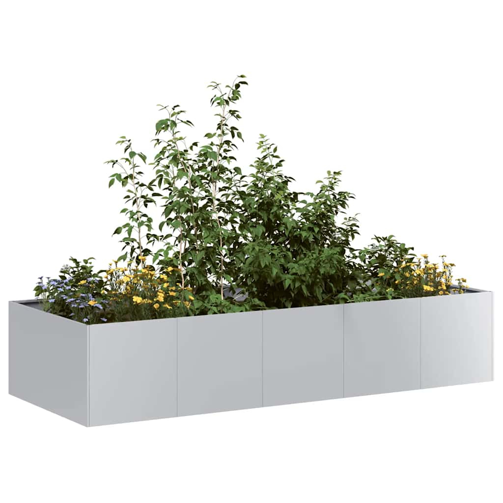 vidaXL plantekasse 200x80x40 cm galvaniseret stål vidaXL plantekasse 200x80x40 cm galvaniseret stål