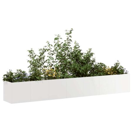 vidaXL plantekasse 280x40x40 cm rustfrit stål