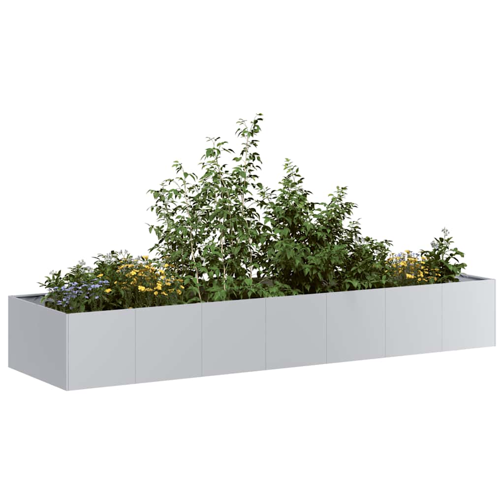 vidaXL plantekasse 280x80x40 cm galvaniseret stål vidaXL plantekasse 280x80x40 cm galvaniseret stål