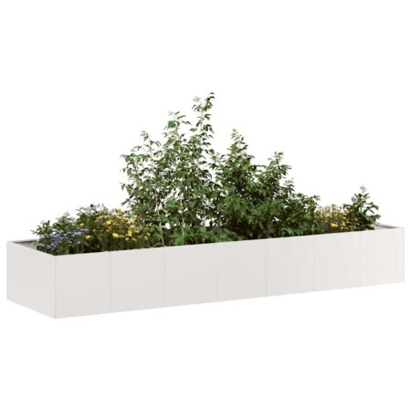 vidaXL plantekasse 280x80x40 cm rustfrit stål