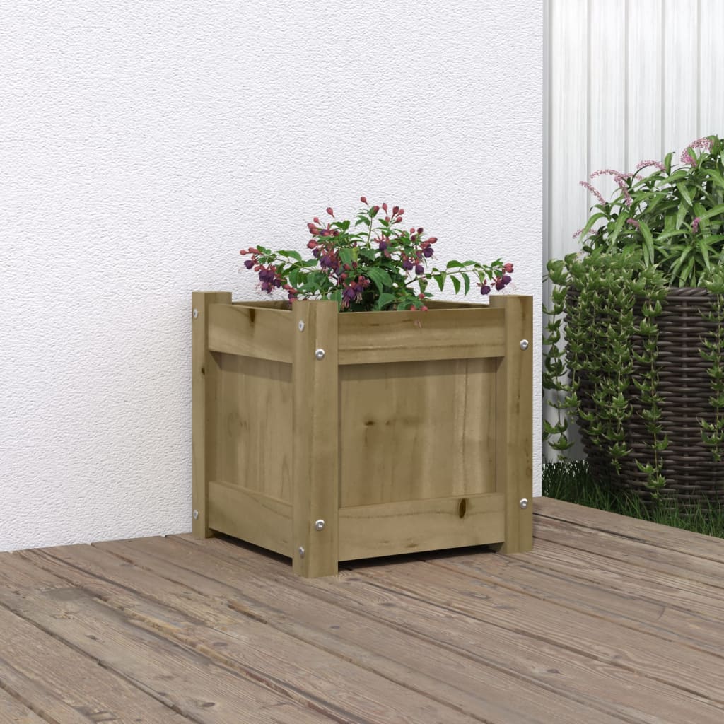 vidaXL plantekasse 31x31x31 cm imprægneret fyrretræ vidaXL plantekasse 31x31x31 cm imprægneret fyrretræ