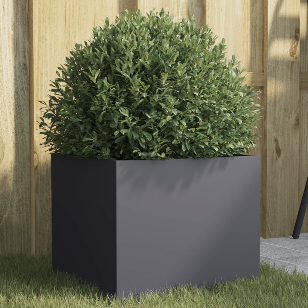 vidaXL plantekasse 32x30x29 cm koldvalset stål antracitgrå vidaXL plantekasse 32x30x29 cm koldvalset stål antracitgrå