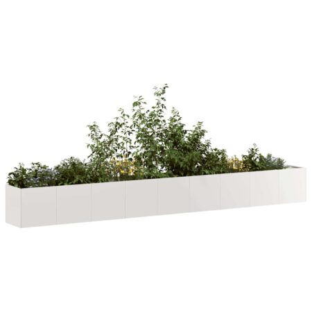 vidaXL plantekasse 360x40x40 cm rustfrit stål